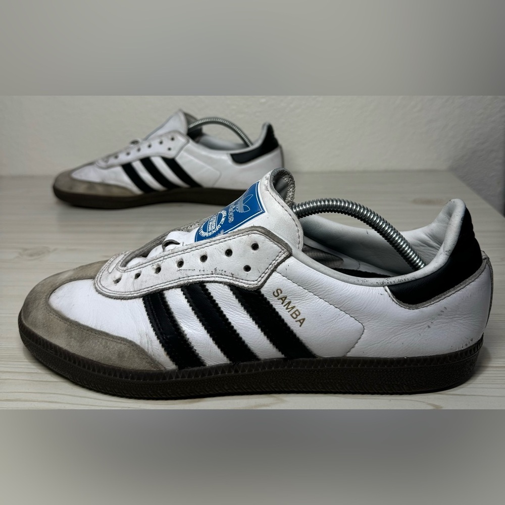 Adidas Samba OG Men's Size 11 US Cloud White Black Athletic Shoes
